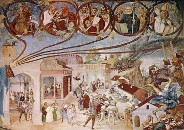 聖バルバラの物語 1524年 ルネサンス ロレンツォ・ロット Oil Paintings